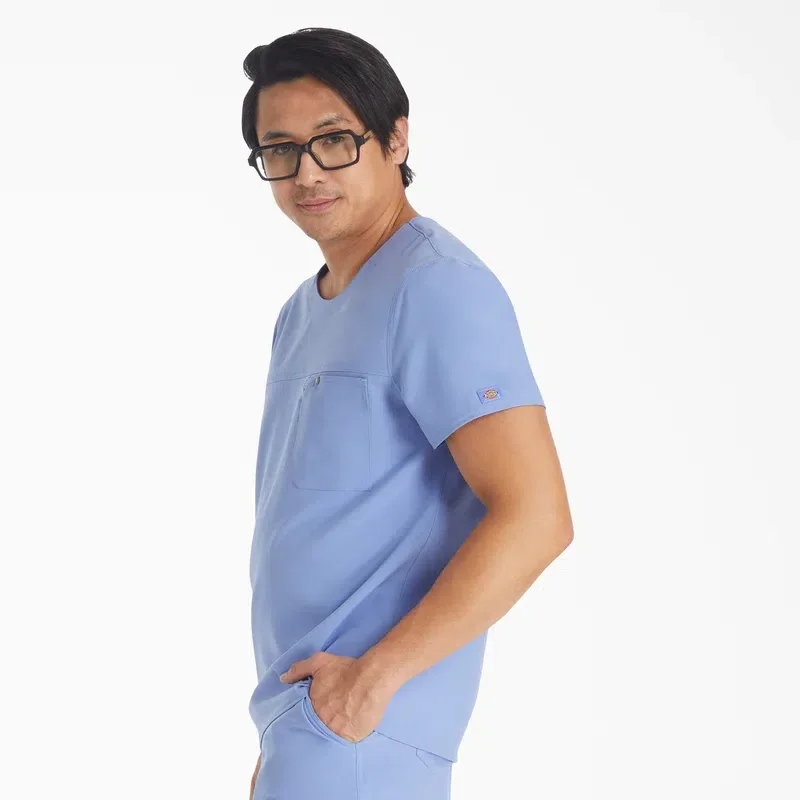 Men’s Eds Nxt Round Neck Scrub Top Men’s Eds Nxt Round Neck Scrub Top