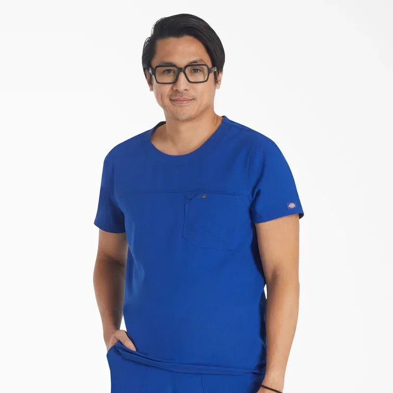 Men’s Eds Nxt Round Neck Scrub Top Men’s Eds Nxt Round Neck Scrub Top