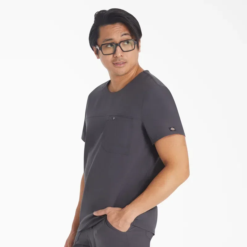 Men’s Eds Nxt Round Neck Scrub Top Men’s Eds Nxt Round Neck Scrub Top