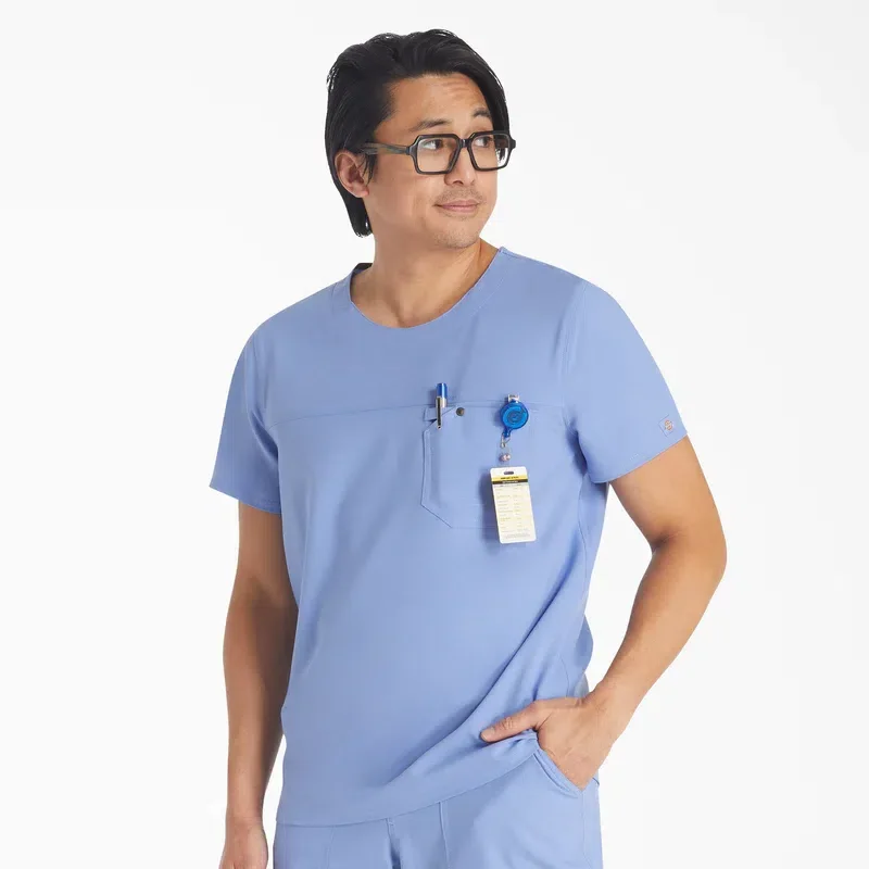 Men’s Eds Nxt Round Neck Scrub Top Men’s Eds Nxt Round Neck Scrub Top