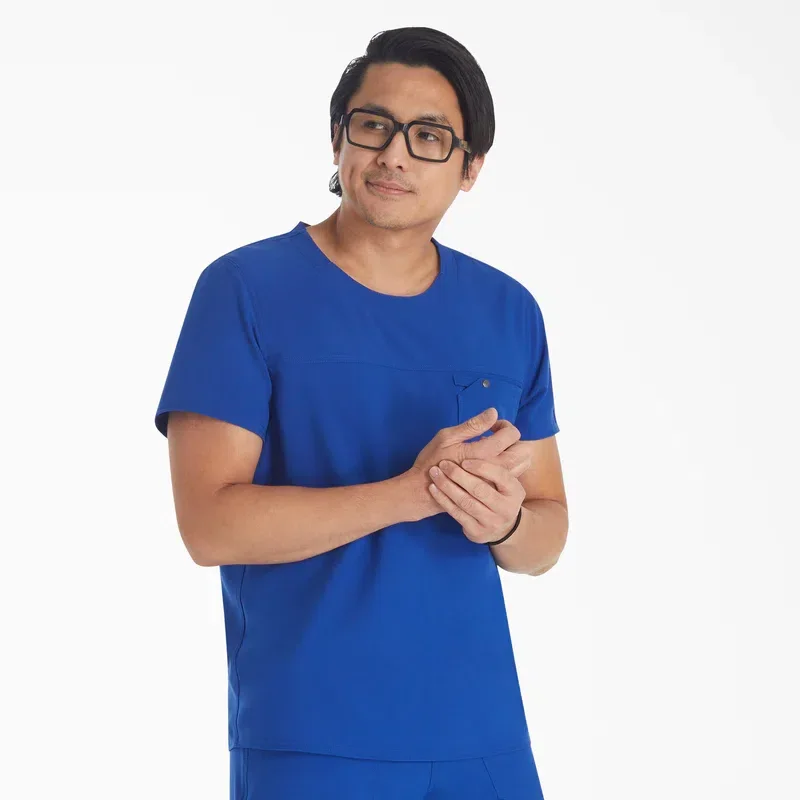 Men’s Eds Nxt Round Neck Scrub Top Men’s Eds Nxt Round Neck Scrub Top