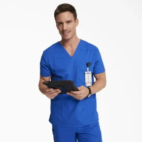 Men’s Eds Signature V-Neck Scrub Top