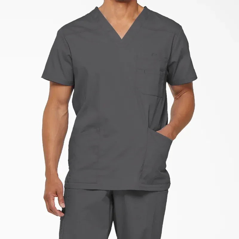 Men’s Eds Signature V-Neck Scrub Top Men’s Eds Signature V-Neck Scrub Top