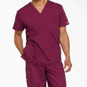 Men’s Eds Signature V-Neck Scrub Top