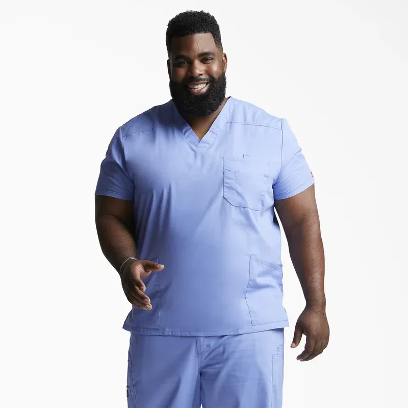 Men’s Eds Signature V-Neck Scrub Top Men’s Eds Signature V-Neck Scrub Top