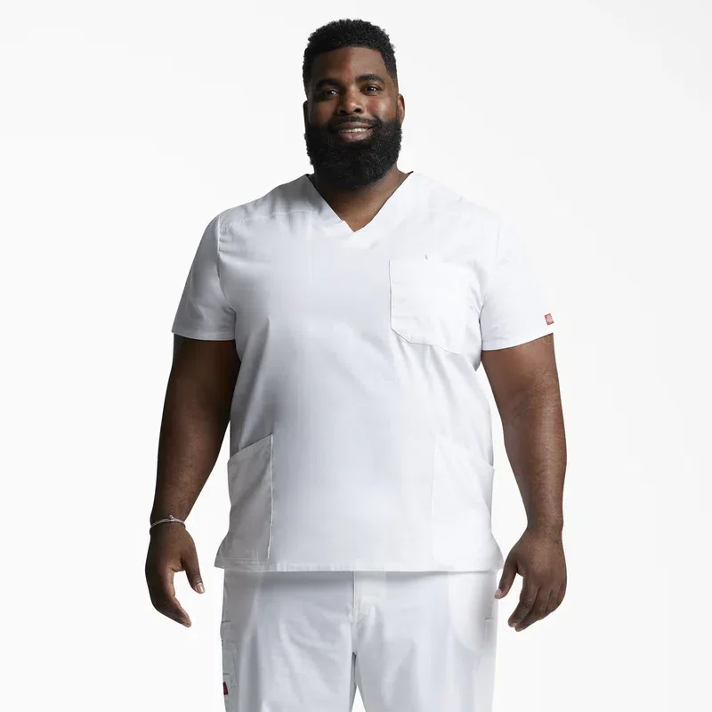 Men’s Eds Signature V-Neck Scrub Top Men’s Eds Signature V-Neck Scrub Top