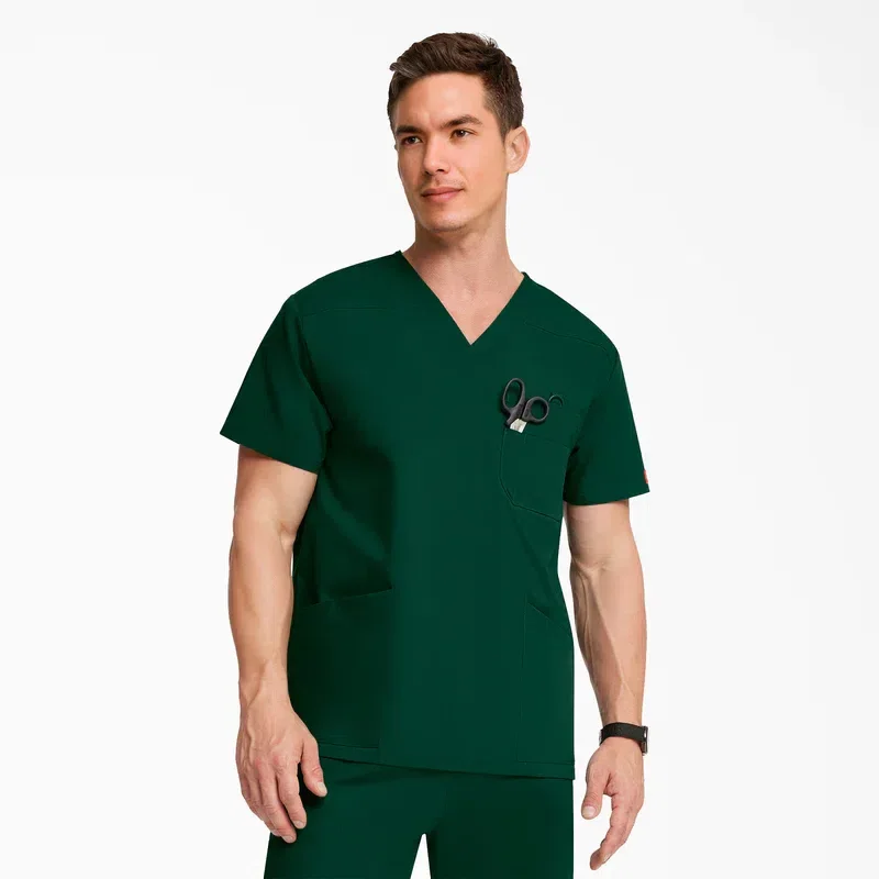 Men’s Eds Signature V-Neck Scrub Top Men’s Eds Signature V-Neck Scrub Top