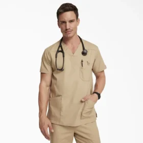 Men’s Eds Signature V-Neck Scrub Top