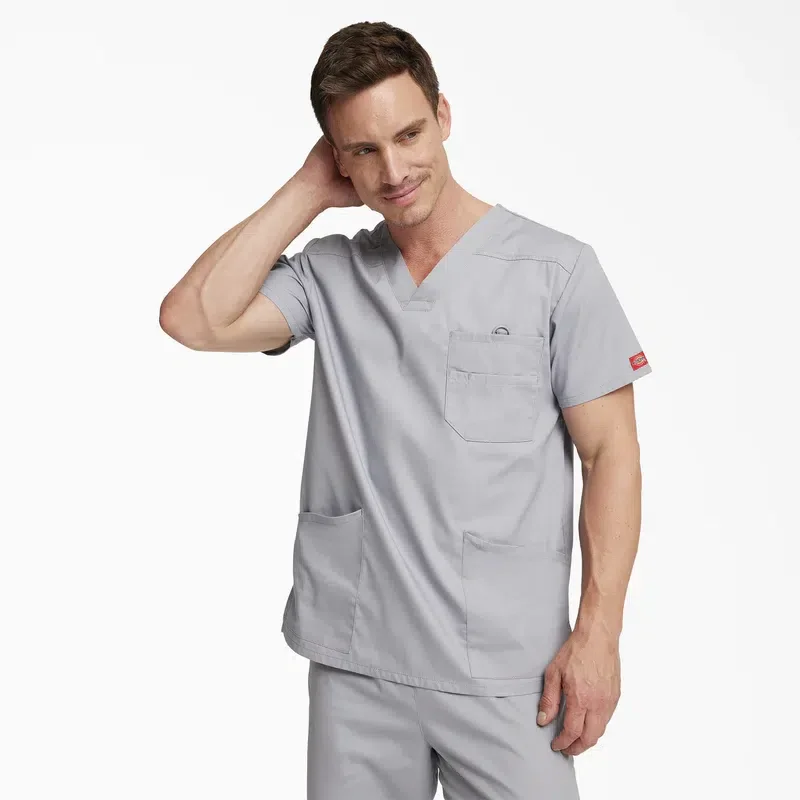 Men’s Eds Signature V-Neck Scrub Top Men’s Eds Signature V-Neck Scrub Top