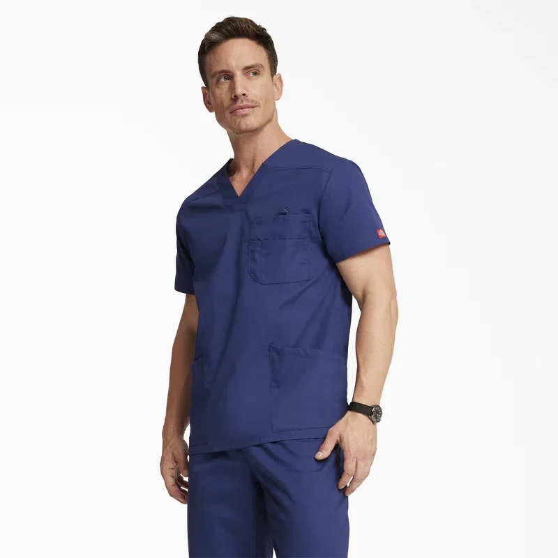 Men’s Eds Signature V-Neck Scrub Top Men’s Eds Signature V-Neck Scrub Top