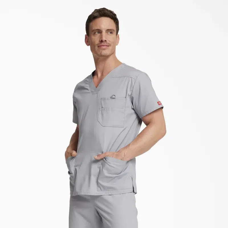 Men’s Eds Signature V-Neck Scrub Top Men’s Eds Signature V-Neck Scrub Top