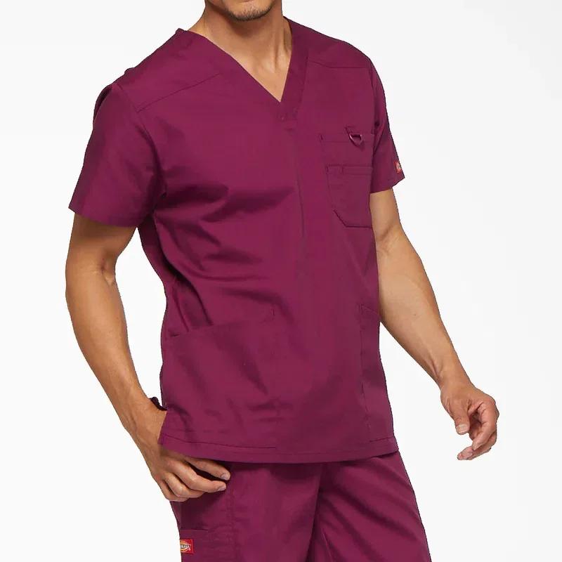 Men’s Eds Signature V-Neck Scrub Top Men’s Eds Signature V-Neck Scrub Top