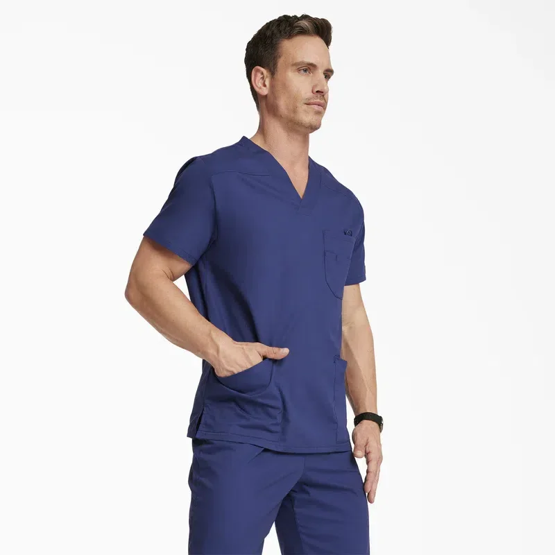 Men’s Eds Signature V-Neck Scrub Top Men’s Eds Signature V-Neck Scrub Top