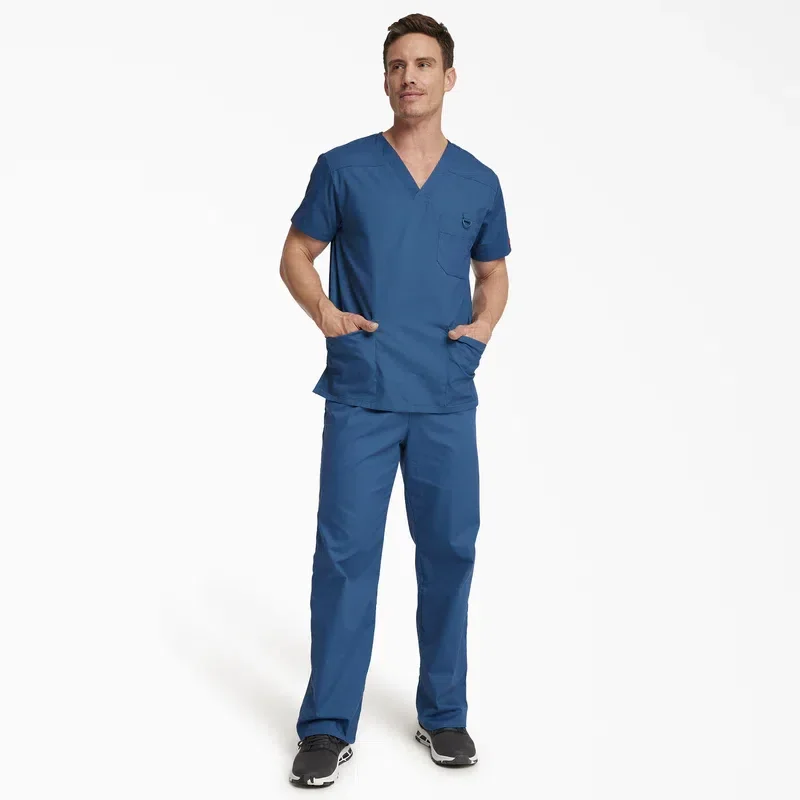 Men’s Eds Signature V-Neck Scrub Top Men’s Eds Signature V-Neck Scrub Top