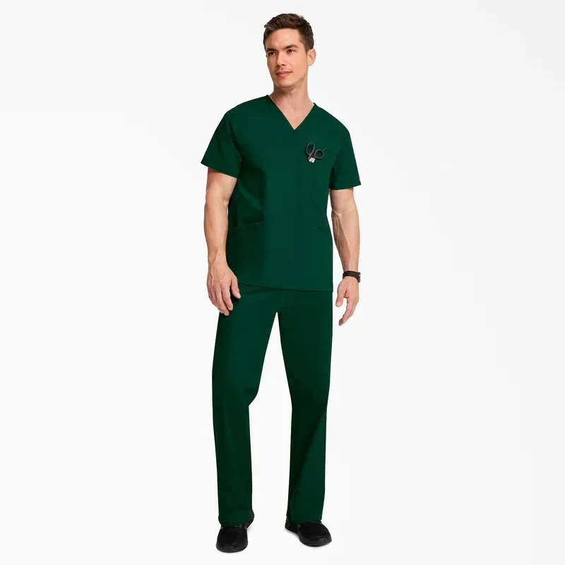 Men’s Eds Signature V-Neck Scrub Top Men’s Eds Signature V-Neck Scrub Top