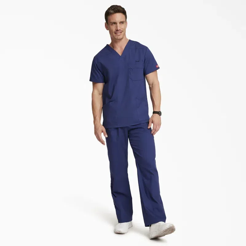 Men’s Eds Signature V-Neck Scrub Top Men’s Eds Signature V-Neck Scrub Top
