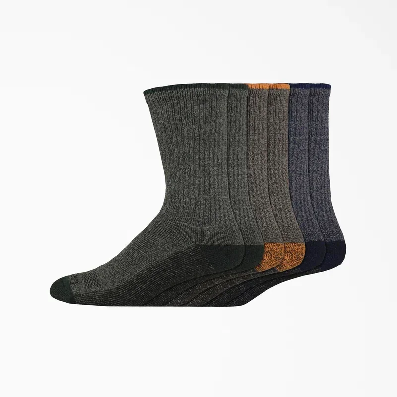 Moisture Control Crew Work Socks, Size 6-12, 6-Pack Moisture Control Crew Work Socks, Size 6-12, 6-Pack