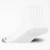 Moisture Control Mid-Crew Socks, Size 6-12, 6-Pack Moisture Control Mid-Crew Socks, Size 6-12, 6-Pack