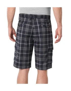 Performance Flex 11″ Relaxed Fit Plaid Cargo Shorts