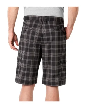 Performance Flex 11″ Relaxed Fit Plaid Cargo Shorts