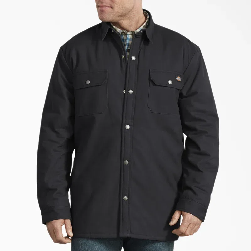Plaid Lined Shirt Jacket Plaid Lined Shirt Jacket