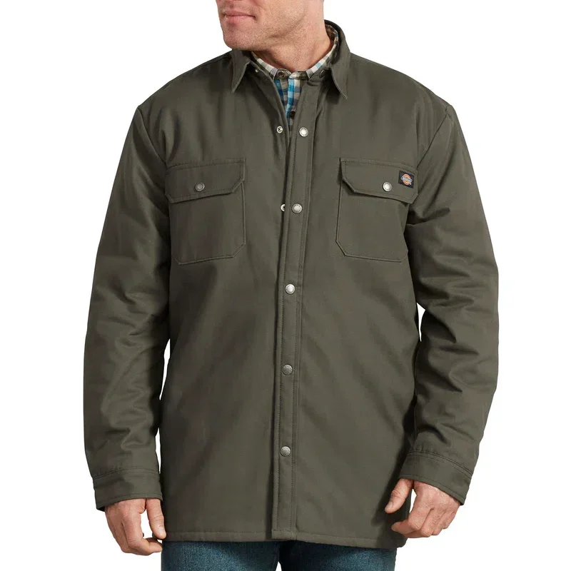 Plaid Lined Shirt Jacket Plaid Lined Shirt Jacket