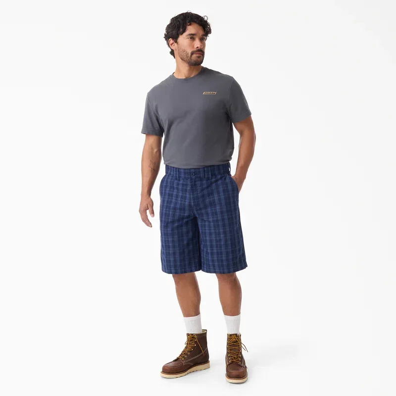 Plaid Work Shorts, 11″ Plaid Work Shorts, 11″