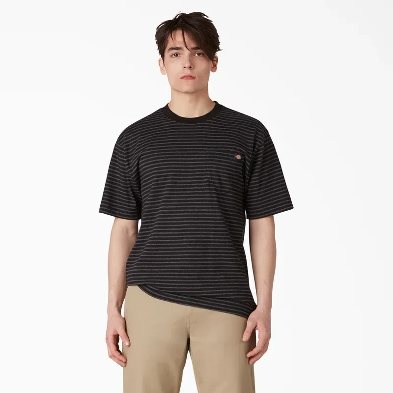 Regular Fit Striped Pocket T-Shirt Regular Fit Striped Pocket T-Shirt