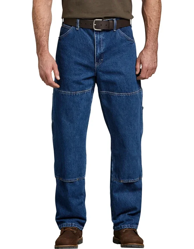 Relaxed Fit Double Knee Carpenter Denim Jeans Relaxed Fit Double Knee Carpenter Denim Jeans