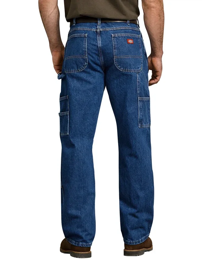 Relaxed Fit Double Knee Carpenter Denim Jeans Relaxed Fit Double Knee Carpenter Denim Jeans