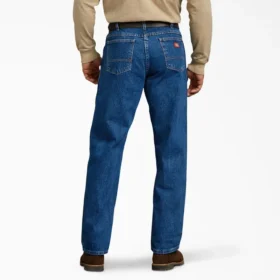 Relaxed Fit Straight Leg Heavyweight Denim Jeans
