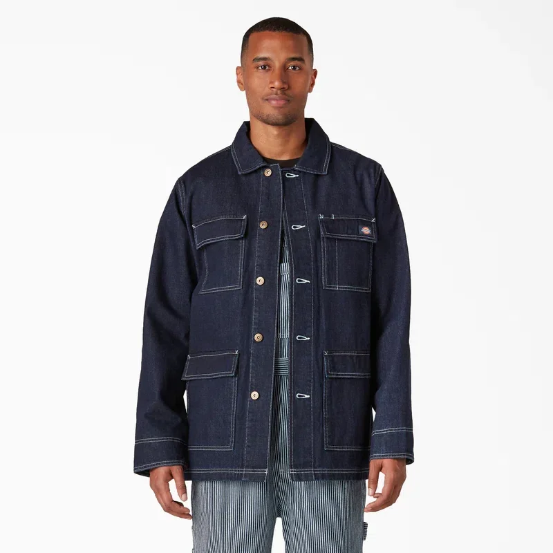 Rinsed Denim Chore Coat Rinsed Denim Chore Coat