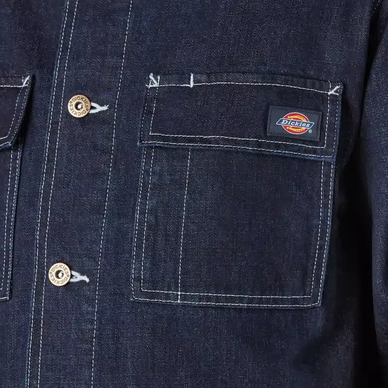 Rinsed Denim Chore Coat Rinsed Denim Chore Coat