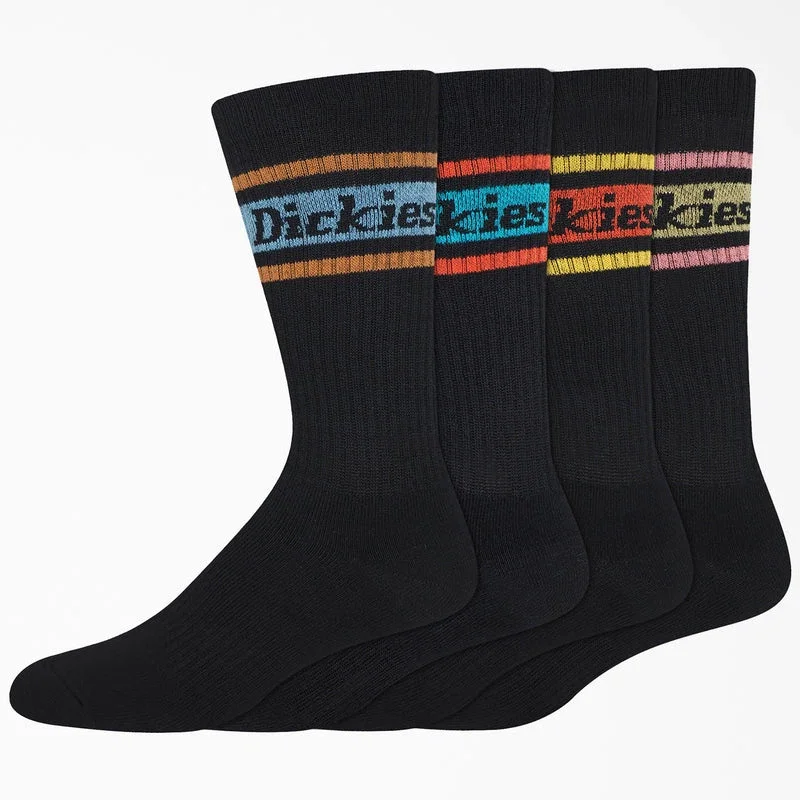 Rugby Stripe Socks, Size 6-12, 4-Pack Rugby Stripe Socks, Size 6-12, 4-Pack