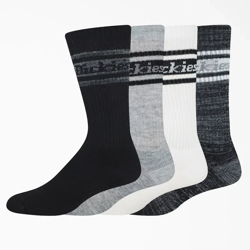 Rugby Stripe Socks, Size 6-12, 4-Pack Rugby Stripe Socks, Size 6-12, 4-Pack