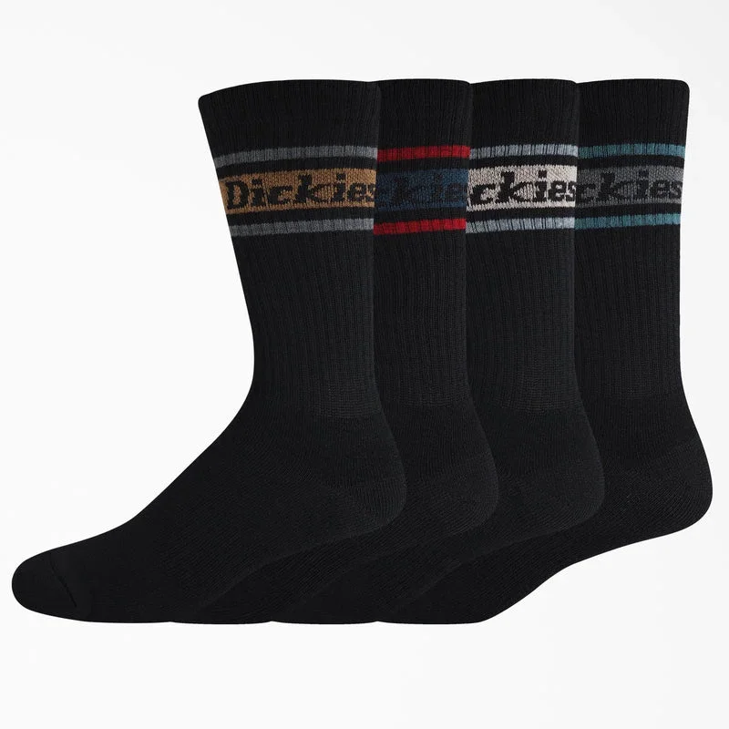 Rugby Stripe Socks, Size 6-12, 4-Pack Rugby Stripe Socks, Size 6-12, 4-Pack