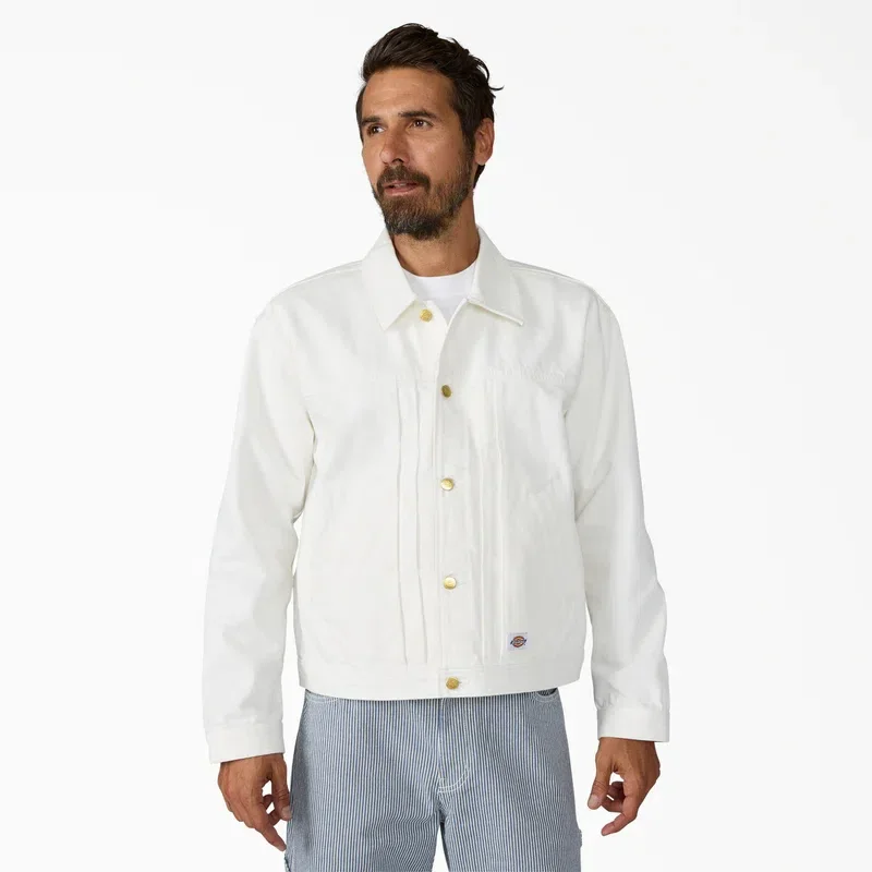 Selvedge Pleated Denim Jacket Selvedge Pleated Denim Jacket