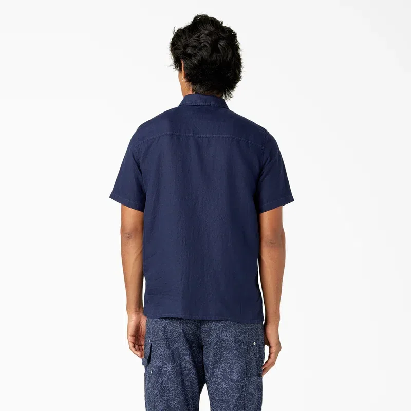 Short Sleeve Linen Work Shirt Short Sleeve Linen Work Shirt