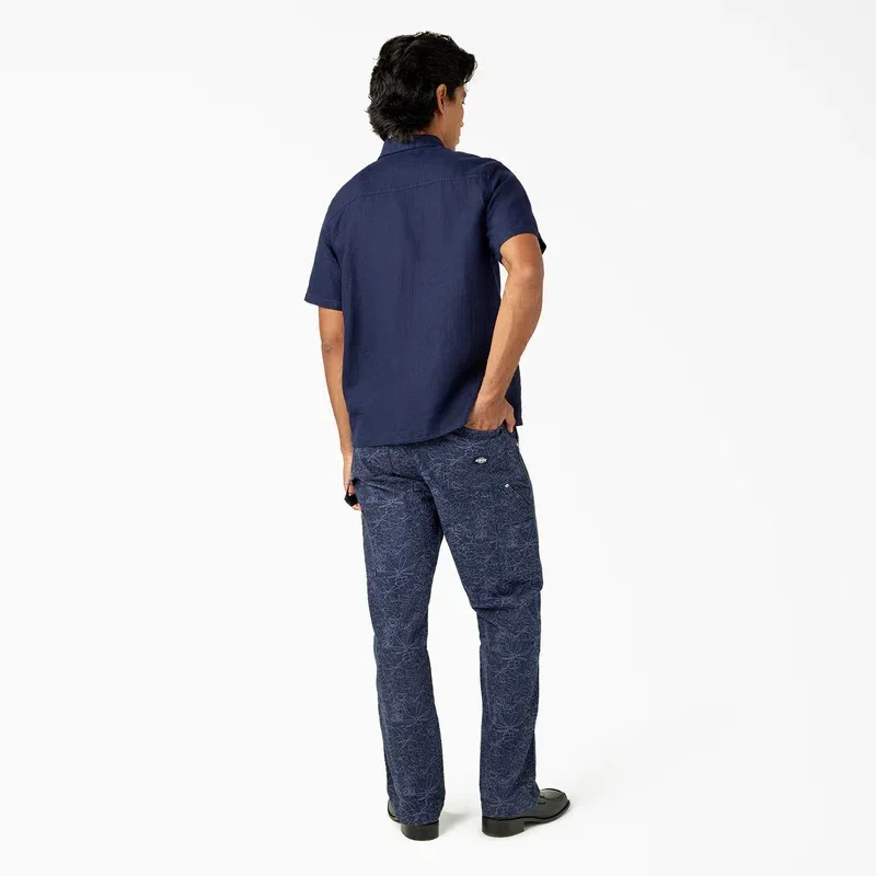 Short Sleeve Linen Work Shirt Short Sleeve Linen Work Shirt