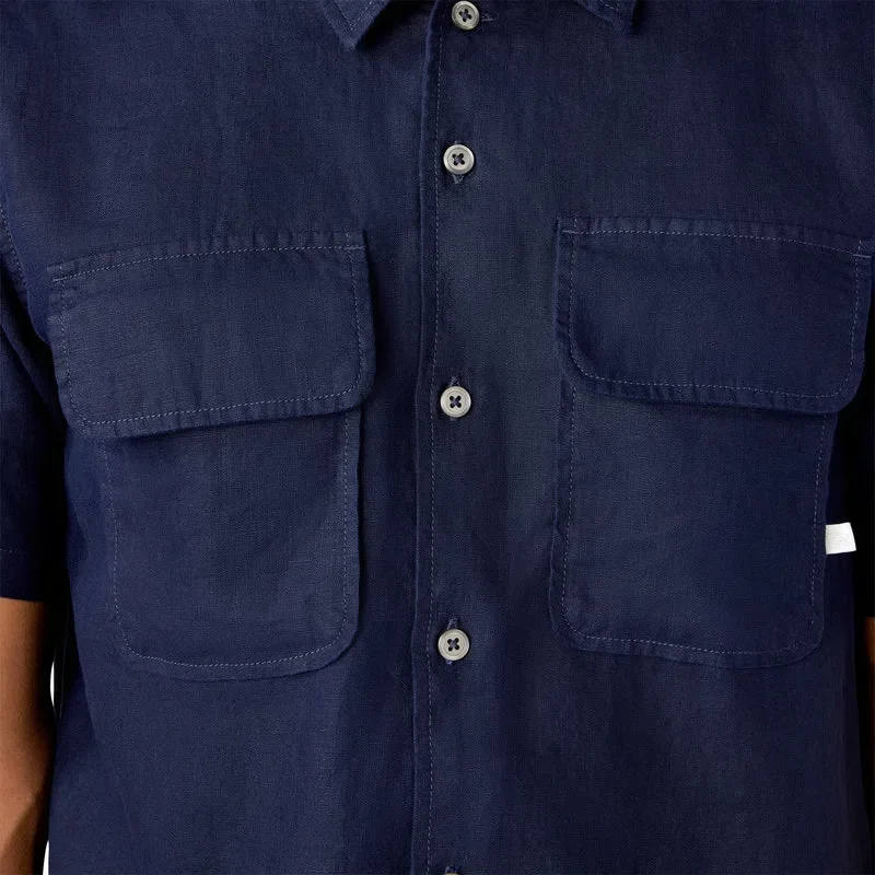 Short Sleeve Linen Work Shirt Short Sleeve Linen Work Shirt
