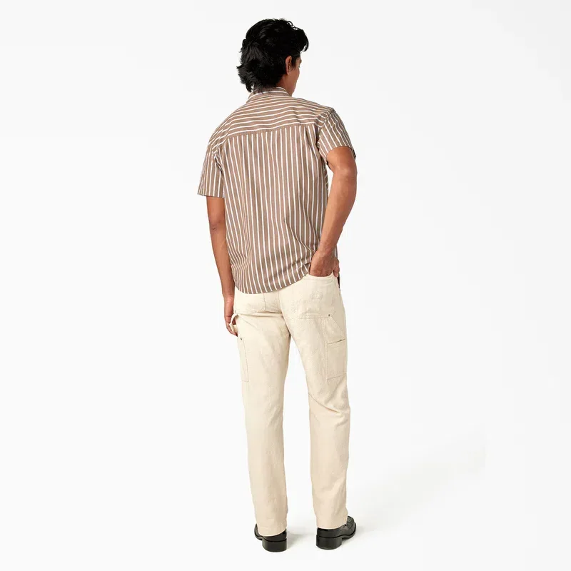 Short Sleeve Striped Service Shirt Short Sleeve Striped Service Shirt