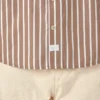 Short Sleeve Striped Service Shirt Short Sleeve Striped Service Shirt