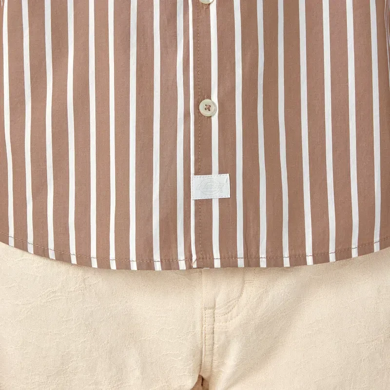 Short Sleeve Striped Service Shirt Short Sleeve Striped Service Shirt