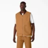 Stonewashed Duck High Pile Fleece Lined Vest Stonewashed Duck High Pile Fleece Lined Vest