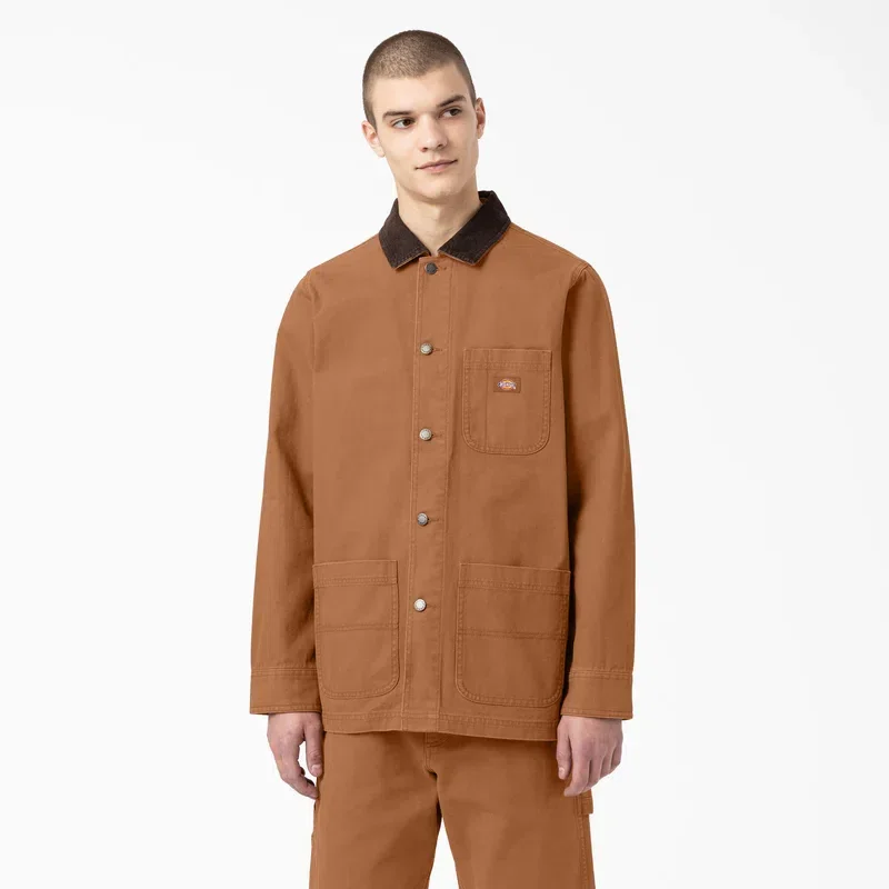Stonewashed Duck Unlined Chore Coat Stonewashed Duck Unlined Chore Coat