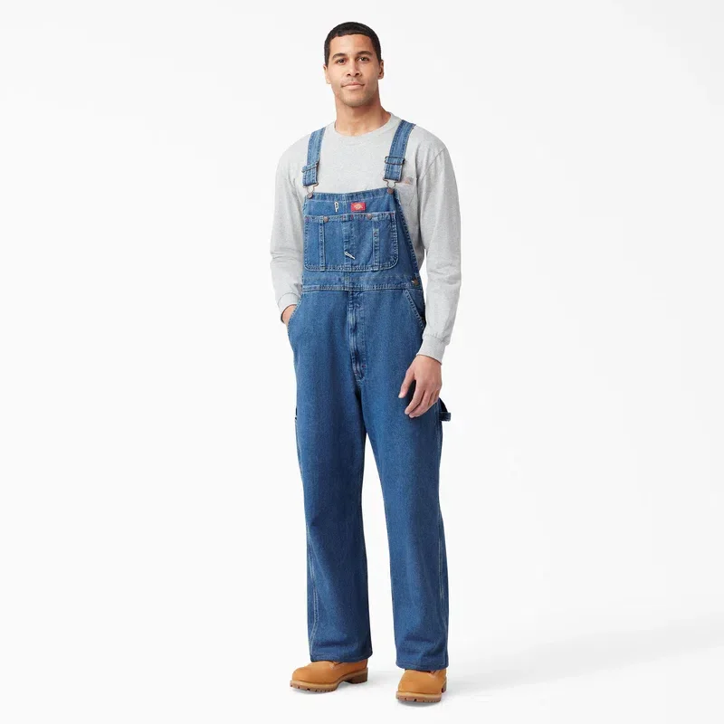 Stonewashed Indigo Bib Overalls Stonewashed Indigo Bib Overalls