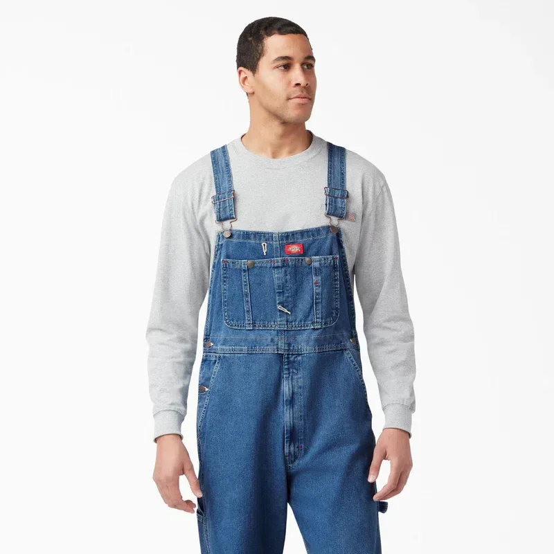 Stonewashed Indigo Bib Overalls Stonewashed Indigo Bib Overalls