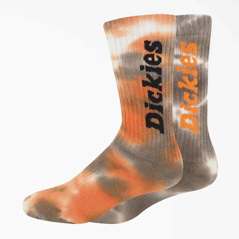 Tie-Dye Crew Socks, Size 6-12, 2-Pack Tie-Dye Crew Socks, Size 6-12, 2-Pack