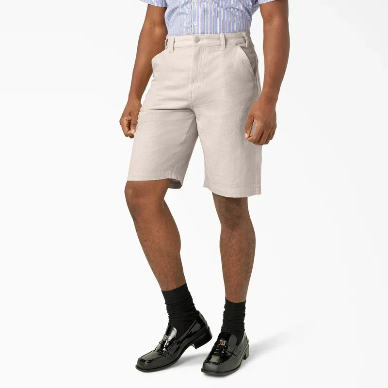 Tonal Jacquard Painter’s Shorts, 11″ Tonal Jacquard Painter’s Shorts, 11″