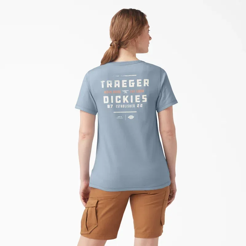Traeger X Dickies Women’s Pocket T-Shirt Traeger X Dickies Women’s Pocket T-Shirt